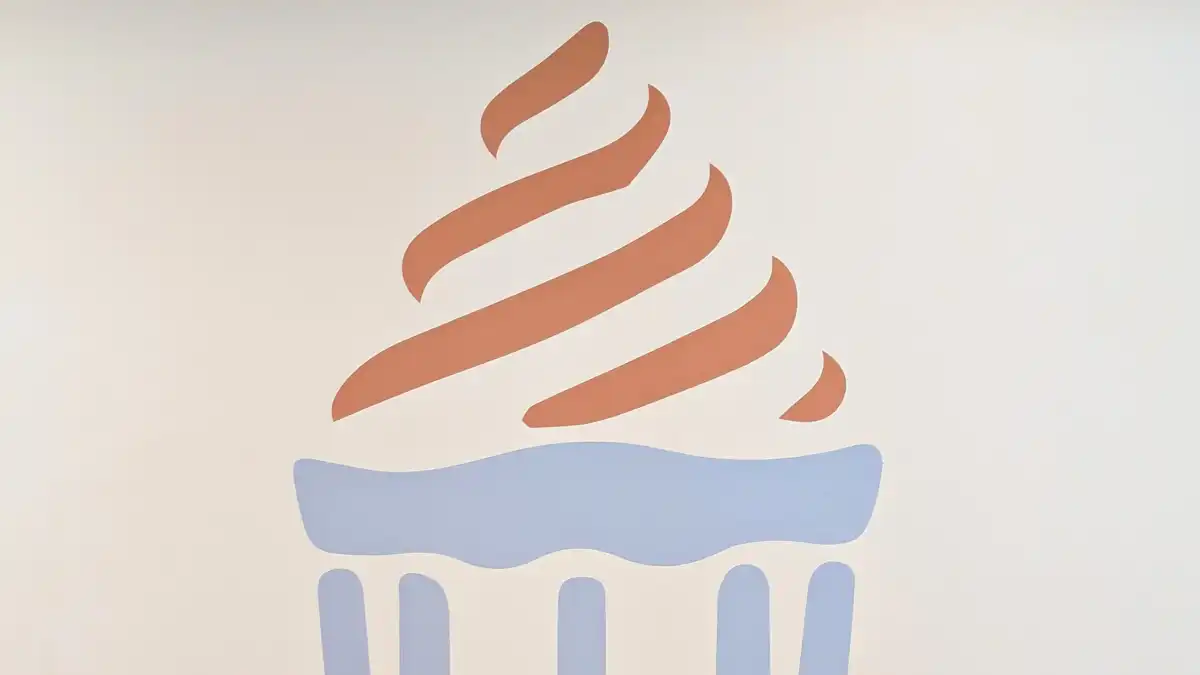 Me: Mom, can we have Java? Mom: No, we already have Java at home. Java at home: Drawing of a Sunday in a style and with colors very reminiscent of Java's logo, with a McDonalds logo besides.