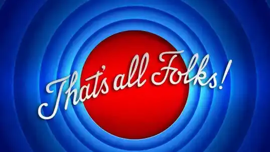 Looney Tunes that's all folks ending picture