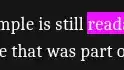 Screenshot from the post