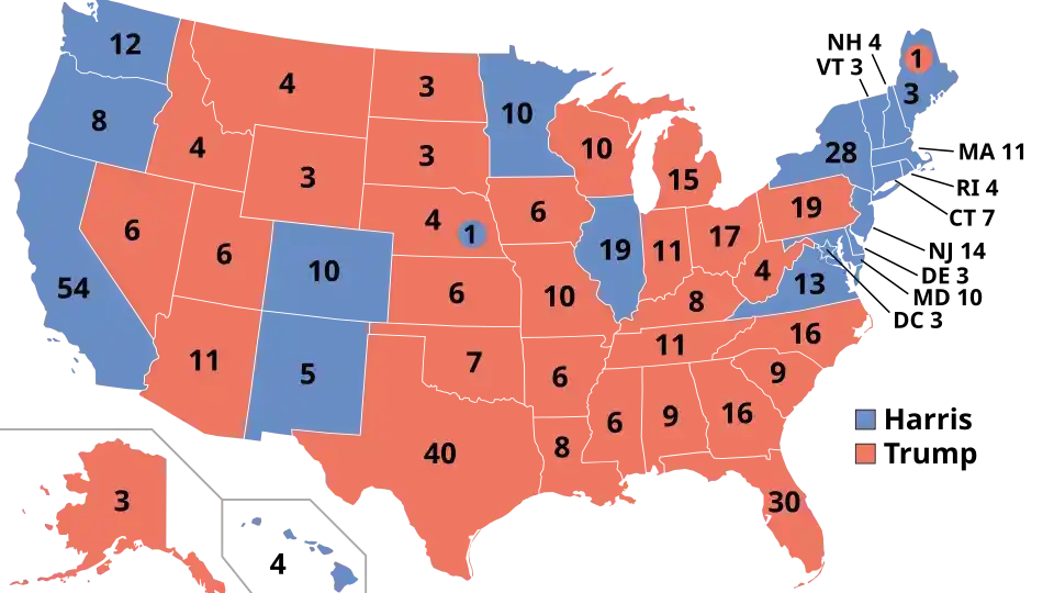 2024 electoral map