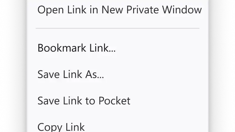 Firefox copy link without site tracking